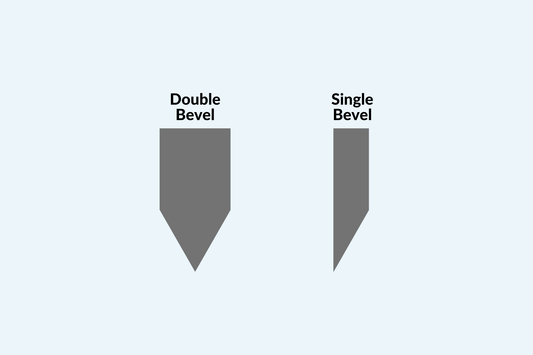 Cuțite cu bevel unic vs dublu: Care este cel mai bun?