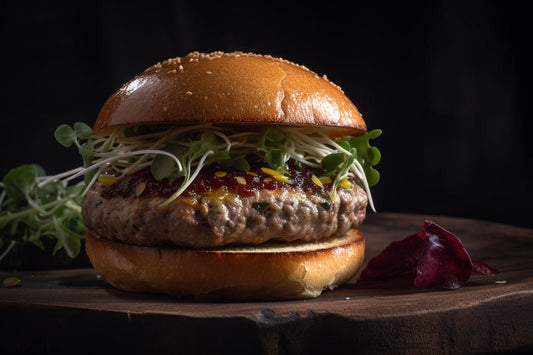 Burger de miel mediteranean suculent
