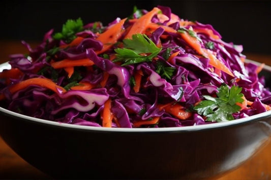 Salata de varză roșie zesty