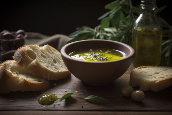 Mediteranean ulei de măsline pentru pâine de pâine