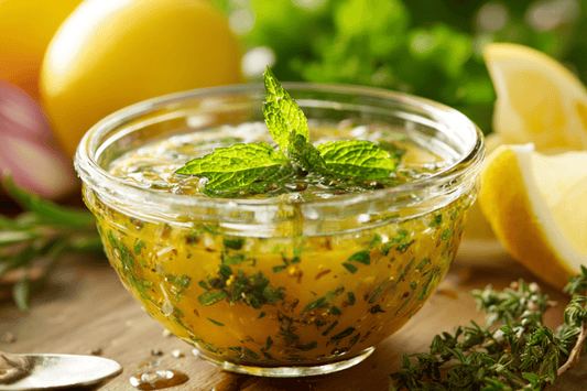 Zesty Mediterranean Lemon-Herb Salad Dressing