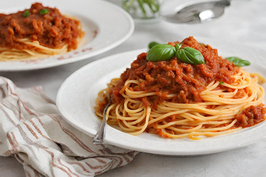 Spaghetti bolognese cu sos de roșii de casă