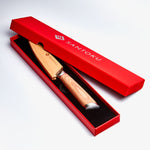 Haruta 4 inch VG10 cuțit japonez de gătit oțel Damasc cu mâner din lemn și teacă