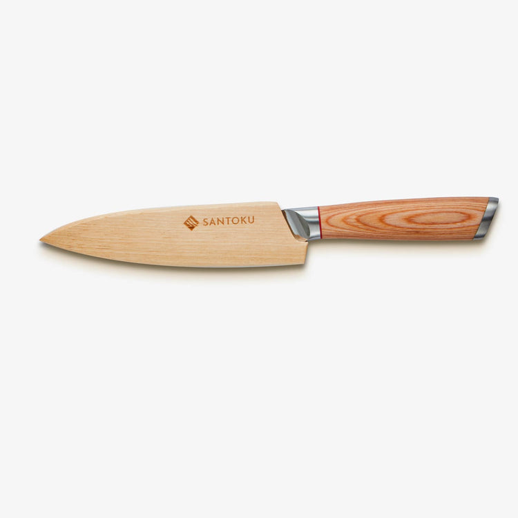 Haruta 4 inch VG10 cuțit japonez de gătit oțel Damasc cu mâner din lemn și teacă