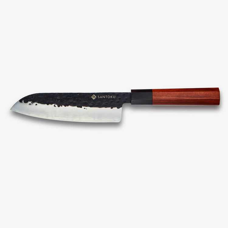 Seria de cuțite Minato cu suport magnetic pentru cuțite din lemn de salcâm
