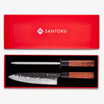 Set Minato Box Set Chef Knife & Steel Set